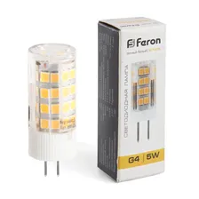 Лампа светодиодная Feron LB-432 G4 5W 175-265V 2700K