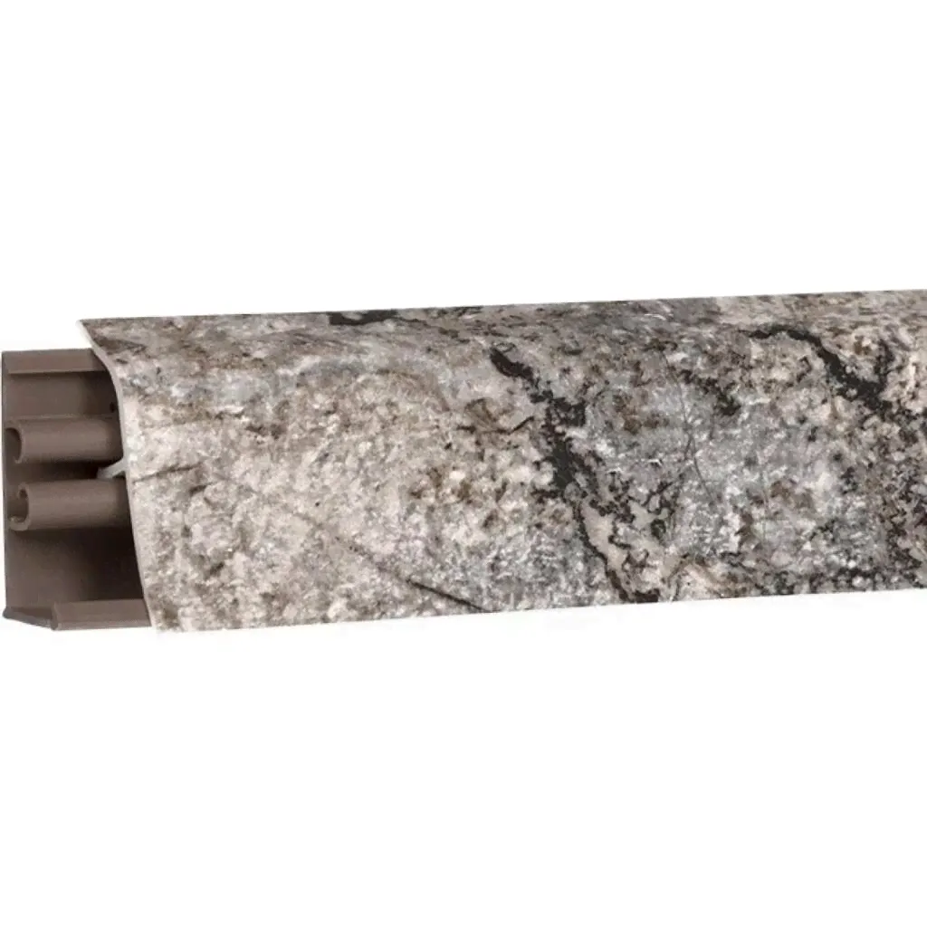 Плинтус для столешницы KORNER LB-381-6086 серый мрамор 3,0 м ПВХ 20-381-0-6086