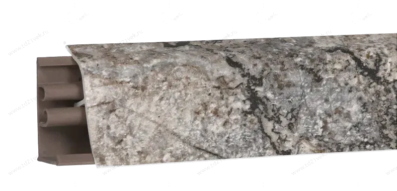 Плинтус для столешниц "серый мрамор" 3,0 м LB-381-6086 (№210) <1/20>
