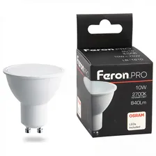 Лампа светодиодная Feron Lb 1610 GU10 10Вт 4000K 38162 от ImperiumLoft