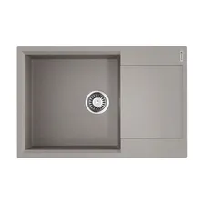 OMOIKIRI DAISEN 78-LB-GR мойка 78 см, ARTGRANIT Leningrad Grey