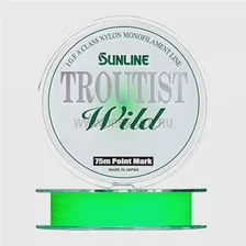 Монофильная леска Sunline Troutist Wild, #0.6, 2.5 Lb, 150 м, шартрез