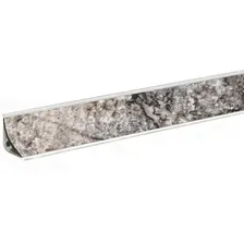 Плинтус кухонный LB-15-6086 серый мрамор