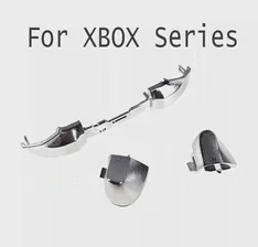 Бампер LB RB для xbox s x, хромированный серебристый, Кнопки запуска LB RB LT RT для контроллера Xbox серии X, кнопки LT RT